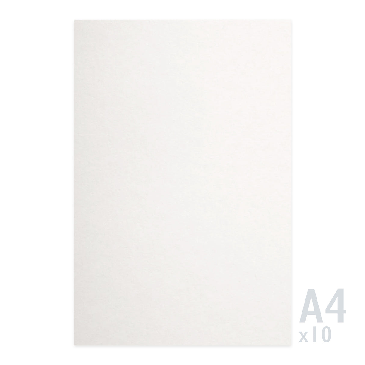 Bijeli papir s lanenom teksturom 120g/m² - 10 A4 listova