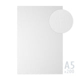 Bijeli papir s rebrastom teksturom 185g/m²