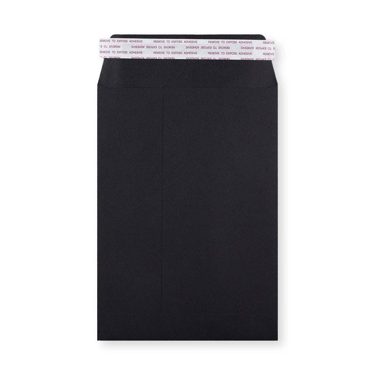 229x162mm Marka crne pošte lagani 180gsm oguliti i zatvoriti omotnice