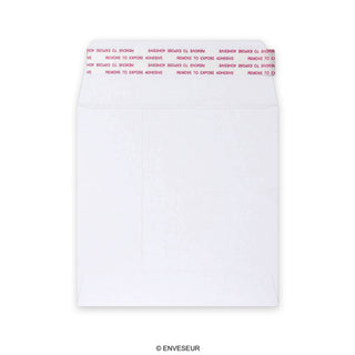140x140mm Bijeli kvadratni post Marque lagani 180gsm oguliti i zatvoriti omotnice