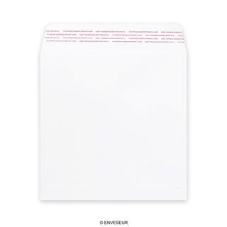 220x220mm Bijeli kvadratni post Marque lagani 180gsm oguliti i zatvoriti omotnice