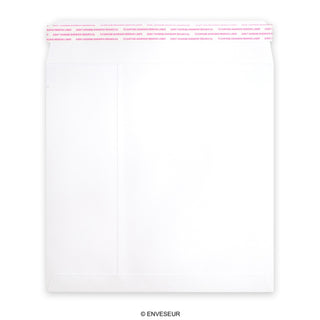 249x249mm Bijeli kvadrat Post Marque lagani 180gsm oguliti i zatvoriti omotnice