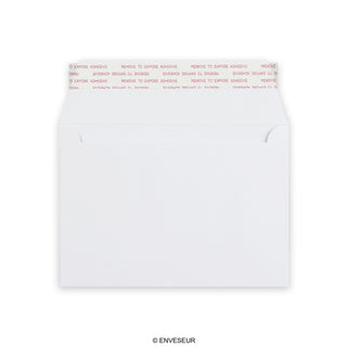 114x162mm C6 bijeli novčanik Post Marque lagani 180gsm oguliti i zatvoriti omotnice