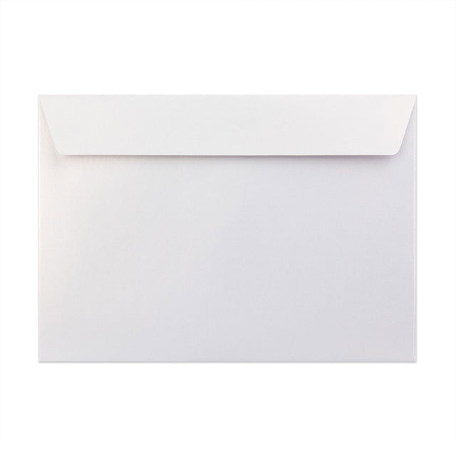 Pearlescent Envelopes White 162 x 229 mm (C5) Peel and Seal