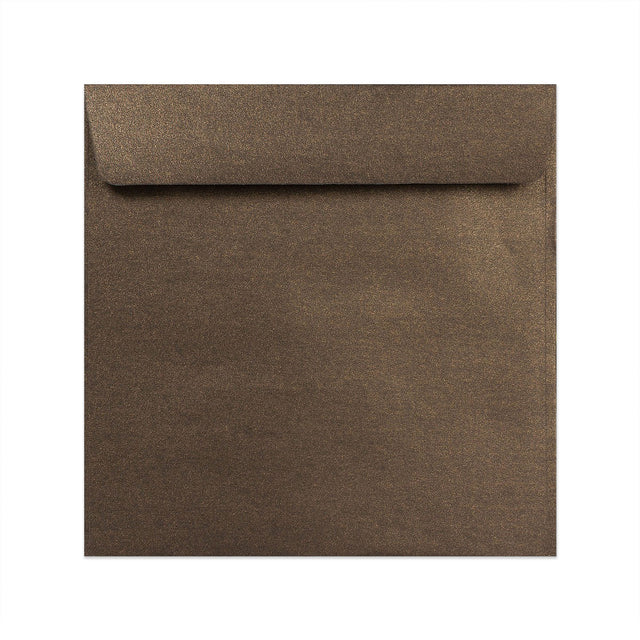 Pearlescent Envelopes Bronze 170 x 170 mm Peel and Seal