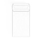 130x80 mm bijeli džepni 90gsm neprozirne omotnice