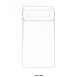 130x80 mm bijeli džepni 90gsm neprozirne omotnice