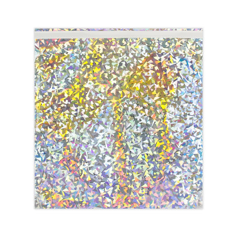Holographic Finish Foil Bags Silver Holographic 220 x 220 mm