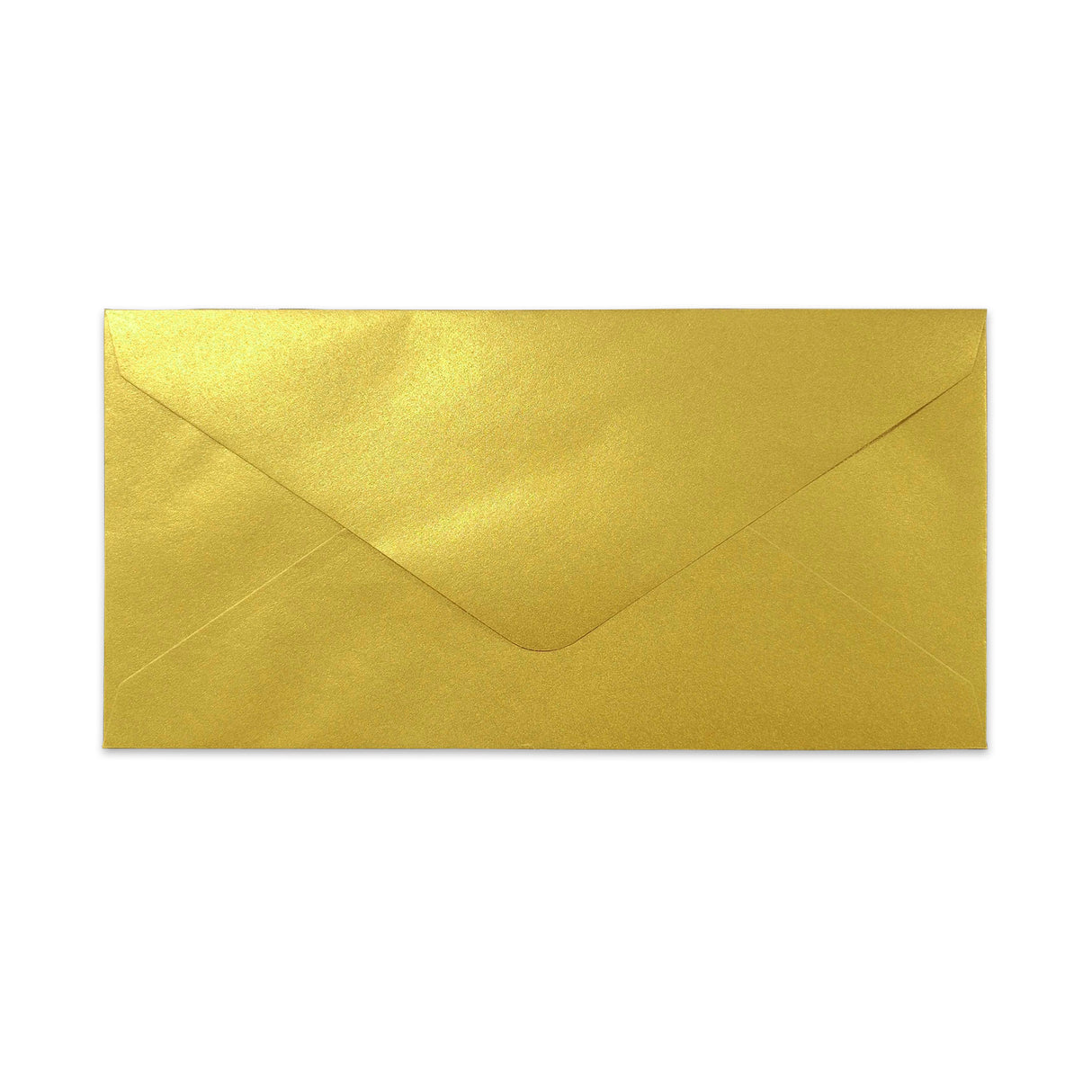 DL 110x220mm - Zlatna metalna omotnica 120g